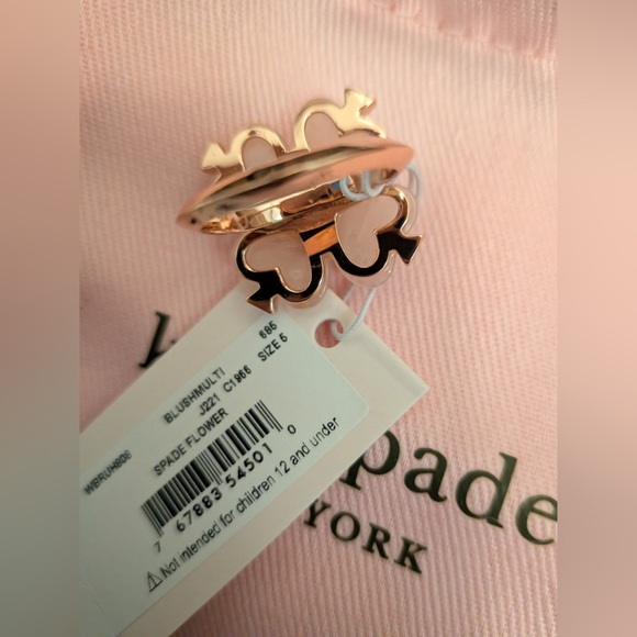 KATE SPADE NEW YORK SPADE FLOWER RING - Picture 11 of 14
